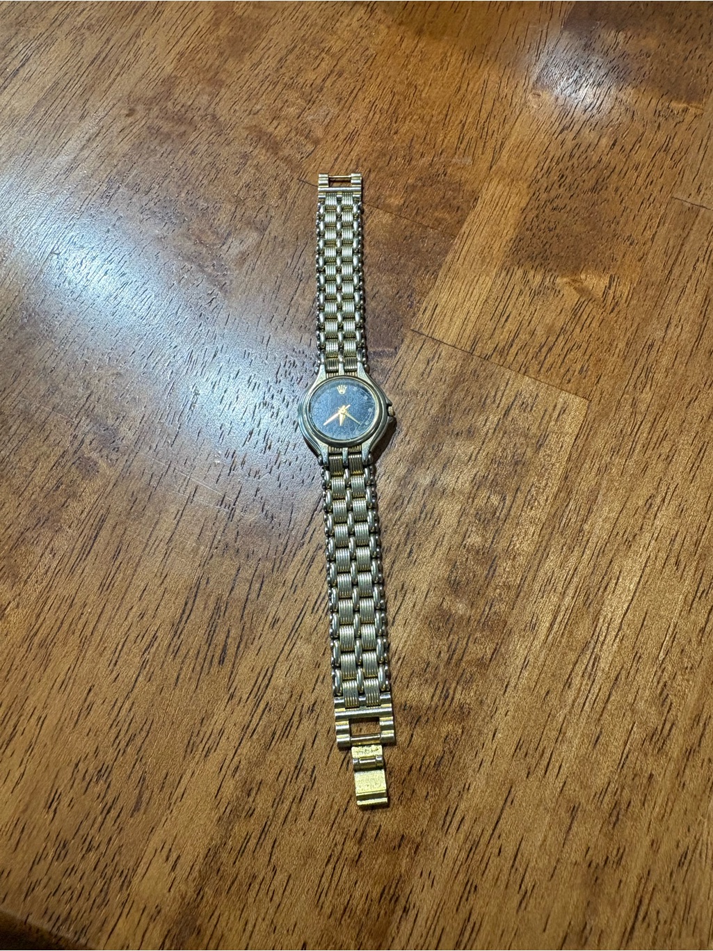 Rolex Cellini Quartz Black Dial